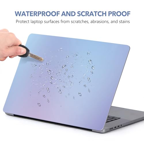 AIMSA Blue Violet Laptop Notebook Skin Sticker Cover Decal Fits 12 13 13.3 14 15 15.4 15.6 inches Laptop Protector Notebook PC, Easy to Apply and Remove - color: Blue Violet