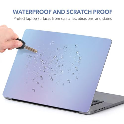 AIMSA Blue Violet Laptop Notebook Skin Sticker Cover Decal Fits 12 13 13.3 14 15 15.4 15.6 inches Laptop Protector Notebook PC, Easy to Apply and Remove - color: Blue Violet