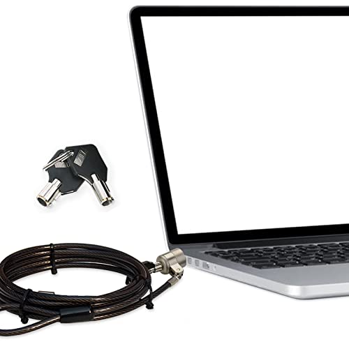 Laptop Cable Lock Hardware Security Cable Lock Anti Theft Combination Lock for iPad Tablet Laptop MacBook and All Other Notebooks and Tablets - color: Computer lock A