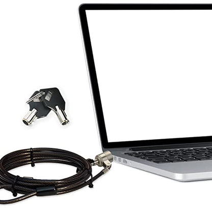 Laptop Cable Lock Hardware Security Cable Lock Anti Theft Combination Lock for iPad Tablet Laptop MacBook and All Other Notebooks and Tablets - color: Computer lock A