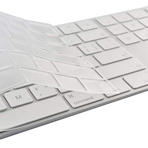 TPU Clear Keyboard Cover Protector for 2017 Released Apple Magic Keyboard with Numeric Keypad US Layout A1843 Keyboard Skin - color: For Magic Keyboard with Numeric Keypad (MQ052LL/A)