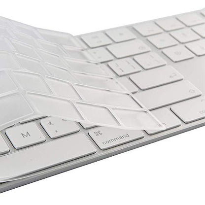 TPU Clear Keyboard Cover Protector for 2017 Released Apple Magic Keyboard with Numeric Keypad US Layout A1843 Keyboard Skin - color: For Magic Keyboard with Numeric Keypad (MQ052LL/A)
