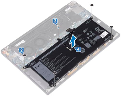 DELL DXGH8 7.6V 52Wh 4-Cell Battery For DELL XPS 13 9370 , XPS 13 9380,Inspiron 5390, Inspiron 5391, Inspiron 7390 2-in-1,Inspiron 7391 2-in-1,Inspiron 7490 ,Vostro 5390, Vostro 5391,Latitude 3301