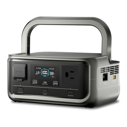 ALLPOWERS VOLIX P300 Portable Power Station 300W (600W Peak), 256Wh LiFePO4 Battery, 2-Hour AC Fast Charge, 100W USB-C, UPS Backup, Solar Generator for Camping, Home Backup, RV, Emergency