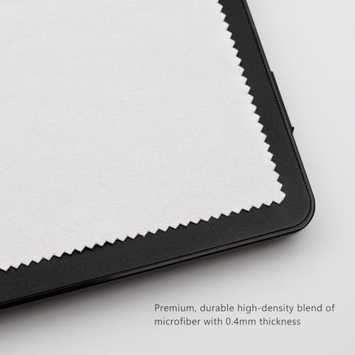 2 Pack Microfiber Liner Cleaning Cloth for 15 15.6 16" HP/DELL/Lenovo/ASUS/Acer/Samsung/MSI/LG, etc with 15-16 inch laptops with Numeric keypad Keyboard Cloth
