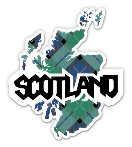 Scotland - 8" Vinyl Sticker - for Car Laptop I-Pad - Waterproof Decal - size: 8"