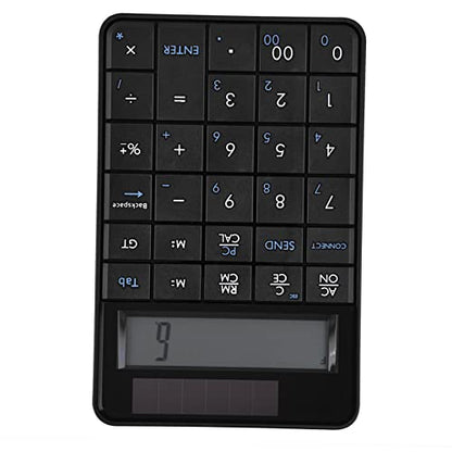 Keenso LCD Display Mini 2-in-1 29 Keys Wireless Numeric Keypad Calculator for Improved Work Efficiency