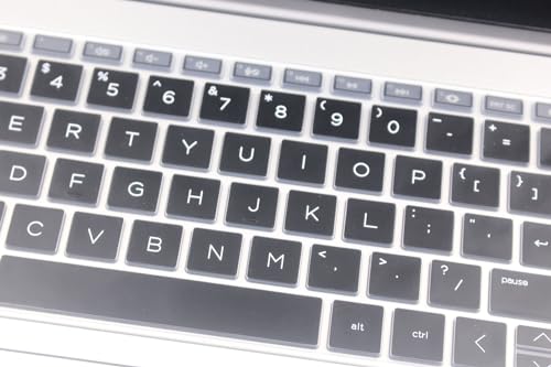 Keyboard Skin Compatible for 15.6" HP Laptop 15-fc 15-fd 15t-fd 15z-fc Series, HP Pavilion 15 15-eg/eh/er 15t-eg200/eg300 15z-eh300, HP Pavilion 17z 17z-cp000 17z-ca200 17-cn 17-cp Series (Black) - color: Black
