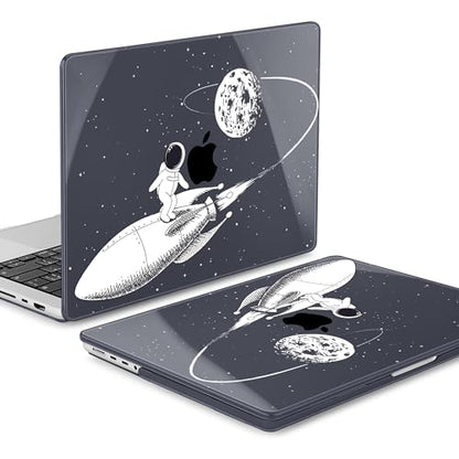 Mektron Case for M5 MacBook Pro 14 inch 2026 Model A3427 A3426 Fit 2025-2021 Model A3434 A3112 M4 A3112 A3401 A3185 M3 A2918 A2992 M2 A2779 M1 A2442 Pro/Max Cover for MacBook Pro 14", Astronauts - color: Astronauts