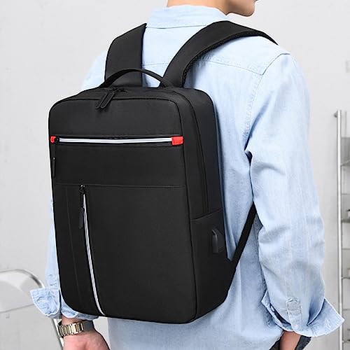 Spacious Business Backpack for Men Large Capacity Laptop Backpack with USB Charging Port for Work and Study