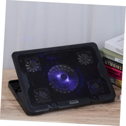 USB-Powered Notebook Cooler Cooling Mat with Fans Energy-Saving Laptop Cooling Pad Stand for Heat Dissipation Easy Installation Compatible with All Laptops