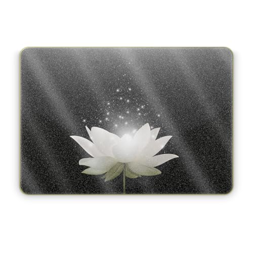Glossy Glitter Laptop Skin Compatible with Apple MacBook Neo - Twilight Lotus - Premium 3M Vinyl Protective Wrap Decal Cover - Easy to Apply | Crafted in the USA by MightySkins - color: Twilight Lotus, size: MacBook Neo Full Cover Skin, style: Glossy Glit