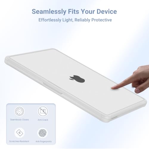 MOSISO Compatible with MacBook Neo Case 13 inch 2026 A3404 A18 Pro Chip | Anti-Cracking Cover Matte Finish Seamlessly Closes Protective Hard Shell Case Cover with TPU Bumper, Matte Clear - color: Matte Clear