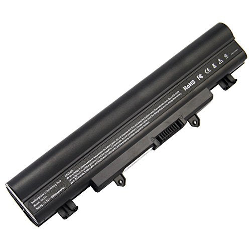 TREE.NB Laptop Battery AL14A32 for Aspire E1-571 E5-571 E5-411 E5-421 E5-511 E5-521 V3-472 V3-572 E14 E15 Touch Extensa 2509 2510 Travelmate P246 TMP246 Series, 4400mAh/11.1V/6-Cells - size: 8.05x2.03x0.78inch E5-571
