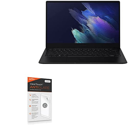 BoxWave Screen Protector Compatible with Samsung Galaxy Book Pro 360 (15.6 in) - ClearTouch Anti-Glare (2-Pack), Anti-Fingerprint Matte Film Skin