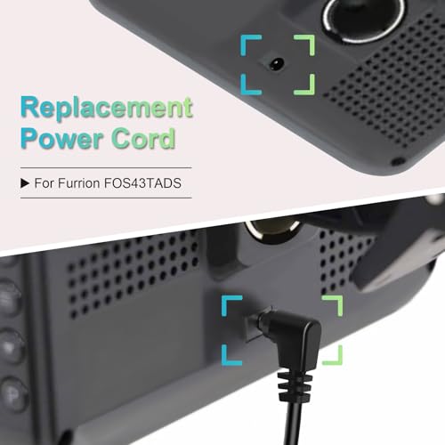 Furrion Vision S Display Power Cable Replacement - (3.3ft) | USB-C to DC 3.5mm charger adapter for FOS07TADS monitor, compatible with FOS48TA-BL/FOS48TAPK-BL hanging backup camera system - color: 3.3FT