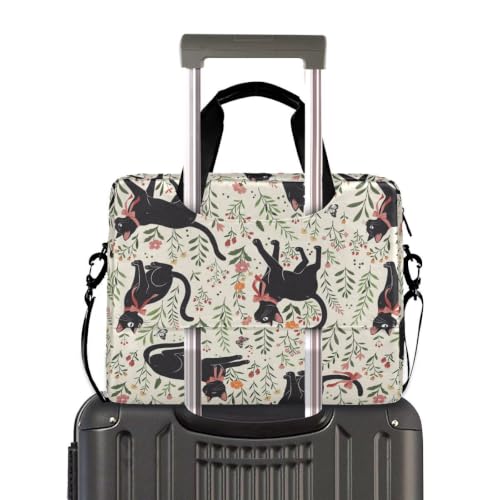 Cute Cat Laptop Case 15.6 in Computer Bag | Waterproof Laptop Briefcase Laptop Bag for Women & Men - color: Cute Cat