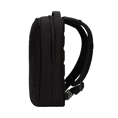 Incase Compact City Backpack with Diamond Ripstop – 18L Everyday Travel Tech Backpack and Laptop Bag for Work or School – Three Pockets, 16” Padded Laptop Sleeve, Quick Access Pocket – Black - color: Diamond Ripstop Black