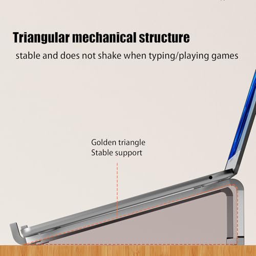 Foldable Laptop Stand Ergonomic, Lightweight, Stable, Sturdy Design | Ventilated Cooling Notebook Stand Sturdy Support, 11-17 Inch Laptops Tablets, for Collaborative Work, Home Office Desk Setup
