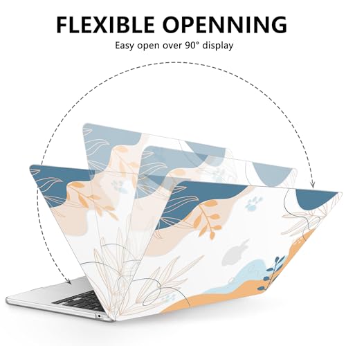 AKIT for MacBook Air 13 inch Case M5 M4 M3 M2 2026-2022, Dune | A3449 A3240 A3113 A2681, Aesthetic Pattern Hard Shell Laptop Case+Screen Protector+Keyboard Cover for MacBook Air 13.6 inch - color: Dune