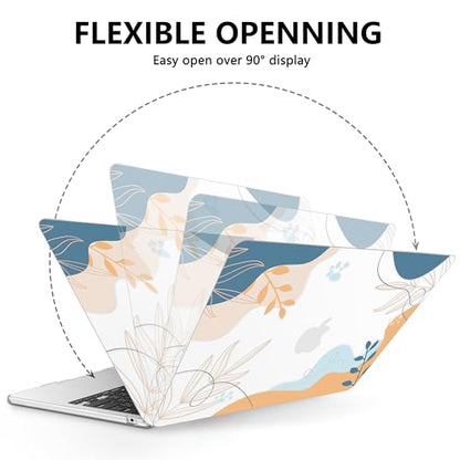 AKIT for MacBook Air 13 inch Case M5 M4 M3 M2 2026-2022, Dune | A3449 A3240 A3113 A2681, Aesthetic Pattern Hard Shell Laptop Case+Screen Protector+Keyboard Cover for MacBook Air 13.6 inch - color: Dune