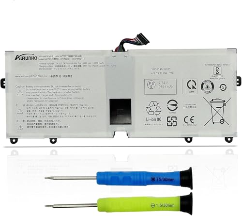 LBV7227E 80Wh Laptop Battery Replacement for LG Gram 14Z90N 15Z90N 17Z90N 17Z90P 17Z95P Gram 16 2-in-1 16T90P 16Z90P 16Z90PC 16Z90PG 16ZD90P Series 7.74V 10336mAh
