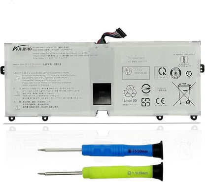LBV7227E 80Wh Laptop Battery Replacement for LG Gram 14Z90N 15Z90N 17Z90N 17Z90P 17Z95P Gram 16 2-in-1 16T90P 16Z90P 16Z90PC 16Z90PG 16ZD90P Series 7.74V 10336mAh