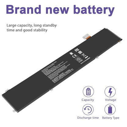 RC30-0248 Battery Replacement for Razer Blade Advanced 15 2018 2019 2020 2021 RTX 2060 2070 2080 RZ09-02385 RZ09-02386 RZ09-02386E92 RZ09-02486 RZ09-02886 RZ09-02887 RZ09-0301 RZ09-03135 4ICP4/55/162 - size: RC30-0248 15.71 4.84 1.18in