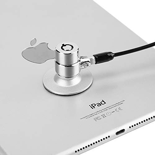 5Pack Single Package keyed Alike Security Hardware Cable Lock Kit Laptop Lock 5Keys 6.2Ft for Monitors, Laptops, MacBooks, Tablets, iPad,Mac mini (5PCS keyed Alike) - color: Silver 5Pack