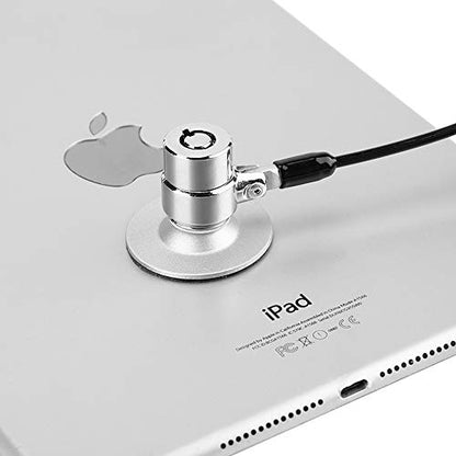 5Pack Single Package keyed Alike Security Hardware Cable Lock Kit Laptop Lock 5Keys 6.2Ft for Monitors, Laptops, MacBooks, Tablets, iPad,Mac mini (5PCS keyed Alike) - color: Silver 5Pack
