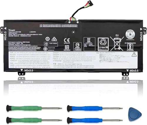 L16M4PB1 Laptop Battery 7.68V Replacement for Lenovo Yoga 730-13IWL ideapad Yoga 720-13IKB 730-13IKB Series Notebook L16L4PB1 5B10M52738 L16C4PB1 5B10M52739 5B10M52740 5B10Q38237 5B10Q38238 - size: 10.02*3.76*0.21inch L16M4PB1