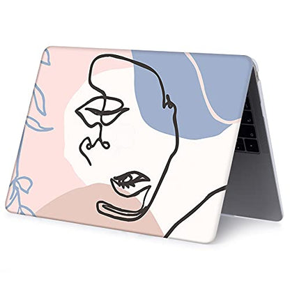 Laptop Case Compatible with MacBook Pro 13 inch with CD-ROM Model: A1278(Old Version 2012/2011/2010/2009/2008), Protective Plastic Hard Shell Case Cover & Keyboard Skin - Girl Pattern 1 - color: Girl Pattern 1, size: A1278(Pro 13 w/CD-ROM 2008-2012)