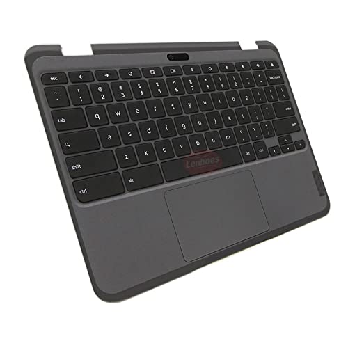 Laptop Palmrest Upper Case Top Cover with US Keyboard and Touchpad Mousepad Assembly Replacement (WFC Hole) for Lenovo 300e Chromebook Gen 3 82J9 82JA WiFi 5M11C94721 - color: Palmrest Assembly WFC WIFI 5M11C94721