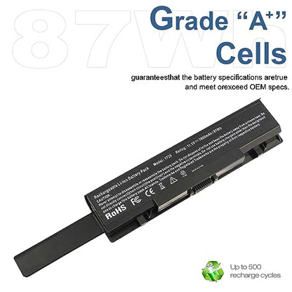 TREE.NB New 9 Cell 7800mAh Laptop Battery for Dell Studio 1735 1736 1737 KM973 RM791 US - size: Black