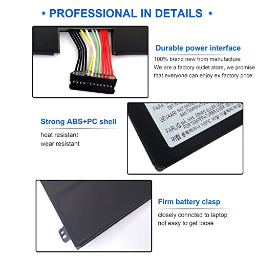 L17C4PH1 L17M4PH1 Laptop Battery for Lenovo Yoga C930 C930-13IKB C930-131KB 930-13IKB-81EQ 81C4 81EQ, 7 Pro Pro-13IKB, L17M4PH2 L17L4PH2 5B10Q82425 5B10Q82426 5B10Q82427 C930-13IK C930-13IKB 60Wh - size: L17C4PH1