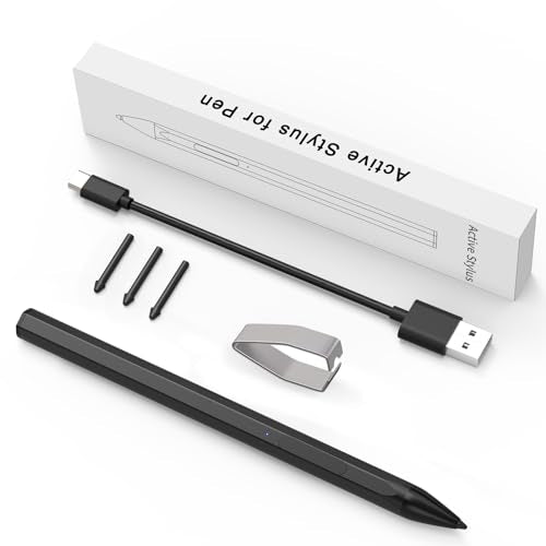 ASUS Stylus Pen for Transformer/Vivobook Flip/Notebook Touchscreen Laptop/Tablet - Rechargeable, 4096 Pressure Sensitivity, Microsoft MPP Protocol, Black - color: Black, size: for ASUS