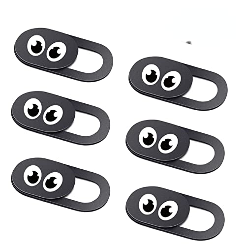 Eye Webcam Cover Slide - Web Camera Cover Fits for Laptop, Desktop, Pc, Macboook Pro, iMac, Mac Mini, Computer, iPhone Smartphone, Protect Your Privacy Security, Strong Adhensive 6 Pack (6 Pack) - color: 6 Pack Eye