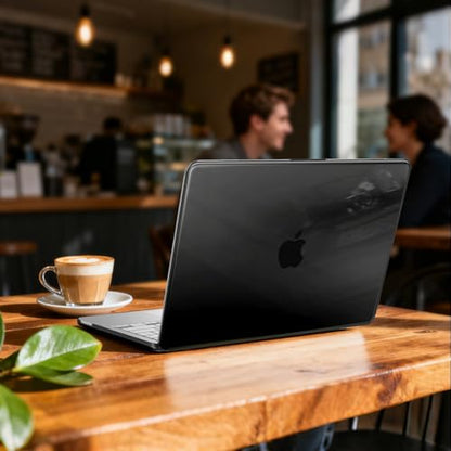 B BELK for MacBook Neo Case 13 inch 2026 Release Model A3404, Crystal Black | Scratch Resistant Protective Hard Shell for Mac Neo Case with Keyboard Cover & Screen Protector, Lightweight, Easy Snap-On - color: Crystal Black