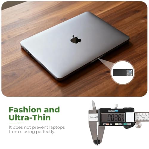 3 Pcs Camera Cover Slide, Compatible with MacBook, Laptop, PC, iMac, iPhone, Protect Privacy and Security 0.03 inch, Ultra-Thin Rectangle Webcam Cover with Case/Cleaning Cloth, 1.01X0.37 in - color: Black-M-3-Pack, size: Medium