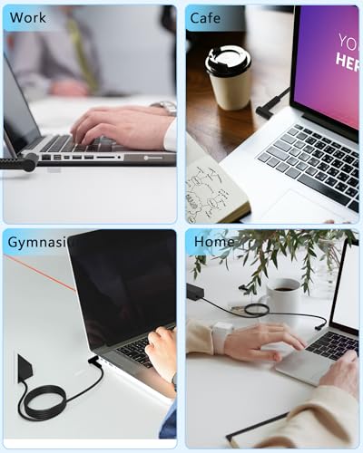 65W 45W Laptop Charger Compatible with HP | for Elitebook Probook Zbook Pavilion Stream Envy, Smart Blue Tip, 19.5V 3.33A Output, Computer Power Adapter