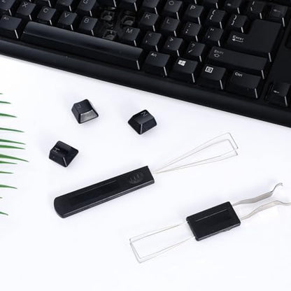 5 Pcs Keyboard Cleaner Tool Keyboard Puller Keycap Remover Tool Set 4-Jaw Gripper Switch Puller Set Stainless Steel Keycap Pullers Kit for Mechanical Keyboards