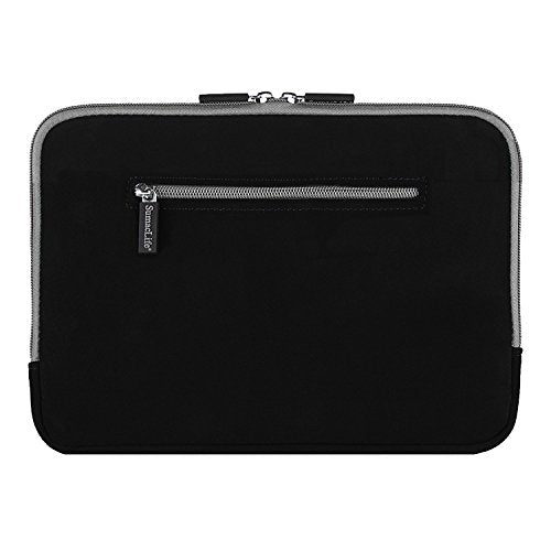 13 Inch Laptop Sleeve Neoprene Padded Case for Work and Commute - Gray - color: Gray
