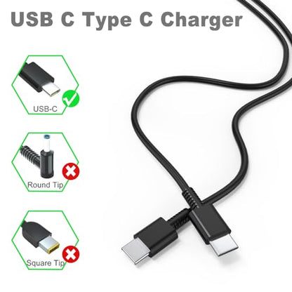 OSISZI 100W USB‑C Laptop Car Charger fit for Dell,MacBook,LG gram,Lenovo | Compatible with Dell XPS/Precision/Latitude/Pro 16 14 13 Plus,MacBook Pro 14/16 M4,LG gram,Lenovo Yoga/Thinkpad