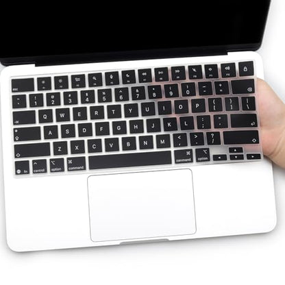 Keyboard Cover for 2026 New MacBook Neo 13 inch with Apple A18Pro Chip/A3404, MacBook Neo 13.0'' A18 Pro Accessory, US Layout Keyboard Skin-Black - color: Black