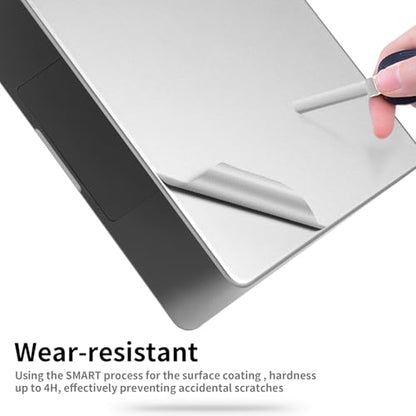 4 in 1 Ultra Thin 3M Vinyl Full Size Laptop Skin Palm Rest Sticker for 2026 New Released MacBook Pro Neo 13 Inch A3404 with A18 Chip - Silver - color: Silver