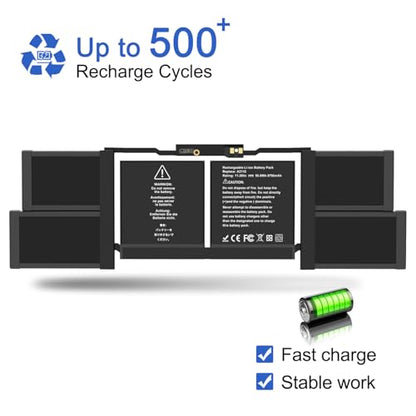 JOTACT A2113 A2141 99.8Wh Laptop Battery Compatible with MacBook Pro 16-inch A2141 Release 2019 2020 Year EMC 3347 MVVL2 MVVL2LL/A MVVK2 MVVK2LL/A MVVM2 MVVM2LL/A MVVJ2 MVVJ2LL/A 11.36V 8790mAh - size: 12.61*3.95*0.21 inch A2113