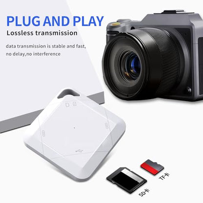 New SD Card Reader for iPhone/ipad/Android/Mac/Computer/Camera,5 in1 Micro SD Card Reader Trail Camera Viewer, Portable Memory Card Reader SD Card Adapter for SD and TF Cards