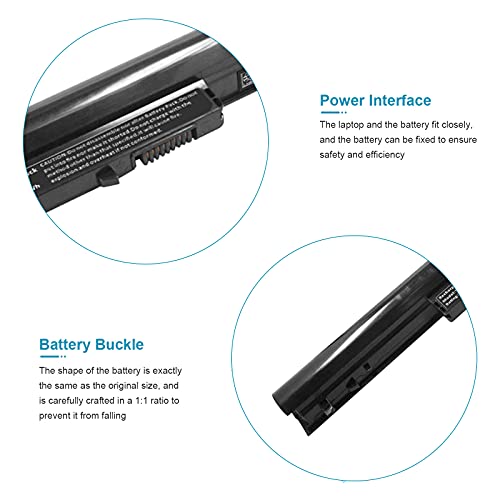 Fancy Buying Battery for HP Spare 694864-851 695192-001 H4Q45AA HSTNN-YB4D HSTNN-YB4M,VOLKS VK04, TPN Q113, TPN Q114, TPN Q115, HP Pavilion Sleekbook 14-b000, 15-b000, Pavilion Ultrabook 14-b000 - size: 10.3*1.56*0.85inch