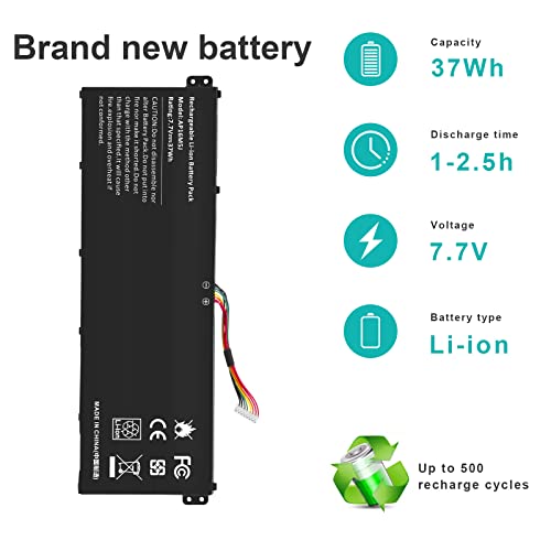 ASUNCELL AP16M5J Laptop Battery for Acer Aspire A114-31 A314-31 A315-21 A315-51 A515-51 ES1-523-24CW ES1-523-20DG 2ICP4/80/104 - color: AP16M5J