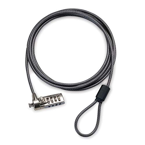 Targus DEFCON T-Lock Resettable Combo Cable Lock (PA410U) | Laptop Computer Security, Desktop Security - size: True, style: T-Lock Resettable Combo
